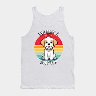 Cute Happy Dog is a Good Boy Tank Top